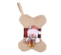 Plaid Cloth Santa Claus Doll Pendant for Christmas Tree Decoration, Lightweight Holiday Hanging Ornament to Enhance Festive Ambiance (E-W99)