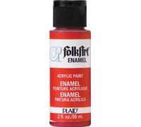 Plaid:Craft Engine Red Folkart Enamels - 2oz, 40-4006
