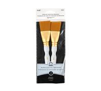 Plaid:Craft Folkart Golden Taklon Basecoating Brush Set, Other, Multicoloured