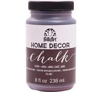 Plaid:Craft Folkart Home Decor Chalk Paint 8 Oz-Java, Synthetic Material, Brown, 6 x 6 x 10.7 cm
