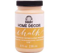Plaid:Craft Folkart Home Decor Chalk Paint 8 Oz-Vintage Mustard, Synthetic Material, Yellow, 6 x 6 x 10.7 cm
