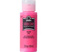 Plaid:Craft FolkArt Neon Acrylic Paint 2oz-Pink