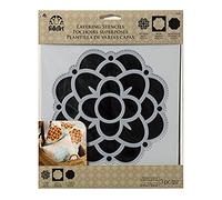 Plaid:Craft Plastic Folkart Home Decor Masking Stencils 3/Pk 9.5-inch x 8.5-inch, Flower