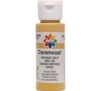 Plaid Delta 2002 Ceramcoat Acrylic Paint, 2-Ounce, Antique Gold