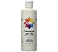 Plaid:Delta Ceramcoat Acrylic Metallic Paint 8oz-Pearl Finish, Other, Multicoloured, 7.08 x 7.08 x 17.87 cm