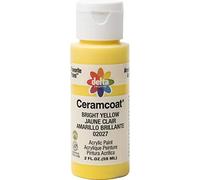 Plaid Delta Ceramcoat Acrylic Paint 2oz-Bright Yellow - Transparent