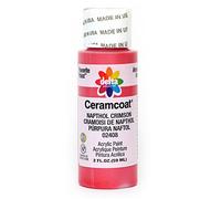 Plaid Delta Ceramcoat Acrylic Paint 2oz-Naphthol Crimson - Transparent