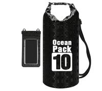 Plaid Double Hook Mobile Phone Bag - Top Top Dry Sack | Durable Water Resistant Backpack, Outdoor Backpack | Weatherproof Travel Organizer For Equ