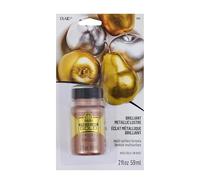 PLAID ENTERPRISES, INC. Paint Treasure Rose Gold, 2oz