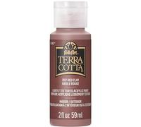 Plaid Enterprises Red Clay Folkart Terra Cotta Textured Paint - 2oz