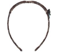 Plaid Eyeglasses Frame Headband with Bow for Photo Booth | Cloth and Plastic Build, Comfortable Fit, Keeps Stray Hairs Tidy, New Year Party Accessory, Stylish
