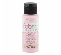 Plaid Fabric Creations Fabric Paint, Water Based Ink, Carnation, 59 ml