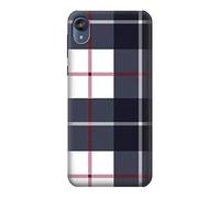 Plaid Fabric Pattern Case Cover For Motorola Moto E6, Moto E (6th Gen)
