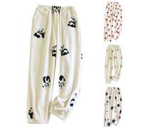 Plaid Fleece Sleepwear Pants, Soft Pyjama Bottoms, Cozy Winter Lounge Trousers, Classic Gingham Pattern, Warm Relaxed Fit Pyjama Pants, Comfortable Sleep Bottoms, Durable Fleece Fabric