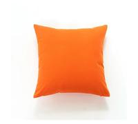 Plaid Halloween Pillow Cover Autumn Decorative Throw Pillow Orange and Black Couch Sofa Bed Living Room Home(Orange,45x45cm 1pc)