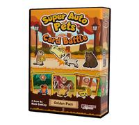 Plaid Hat Games | Super Auto Pets Card Battle Golden Pack | Standalone Card Game With Trumpets And Golden Retriever | 2 Players | 30 Minutes