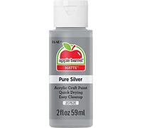 Plaid JA20762 Acrylic Paint, Pure Silver, 2oz