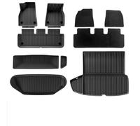 Plaid Material Liners All-Weather Car Mats Anti-Slip Trunk Mat Floor Carpets Custom For Tesla For Model S 2021-2024 car mats(Color5)