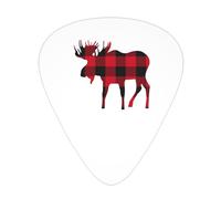 Plaid Moose Soundtrack Guitar Picks Bass Guitarist Plectrums Paddles for Playing Guitar 12 PCS
