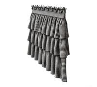 Plaid Oven Skirt 78x55cm Tie for top Farmhouse Plaid Oven Skirt | Classic plaid pattern, tie- for top installation, fits standard ranges, rustic farmhouse style, red pink blue green