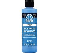 Plaid PE4692 Folk Art Multi-Surface Metallic Acrylic Paint, Metallic Sapphire, 8 oz.