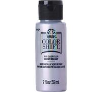 Plaid PE5456 Folk Art Colour Shift Acrylic Paint, Silver Flash, 2 oz., 5456