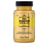 Plaid PE5535 Folk Art Treasure Gold Acrylic Craft Paint, Gold, 2oz