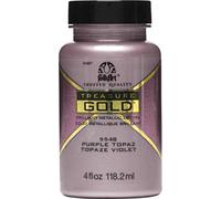 Plaid PE5548 Folk Art Treasure Gold Acrylic Craft Paint, Purple Topaz