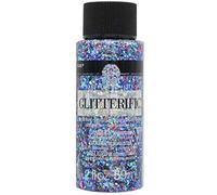 Plaid PE5935 Folk Art Glitterific Acrylic Paint, Blue Moon, 2 oz, Small