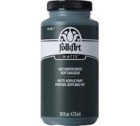 Plaid PE6367 Folk Art Acrylic Paint, Hunter Green, 16 oz.
