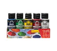 Plaid PE7508 Folk Art Basic Multi-Surface Satin Acrylic Paint Set, 10 Pieces