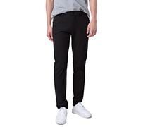Plaid&Plain Men’s Slim Fit Khaki Pants Men’s Tapered Chino Pants - black - 40W x 34L