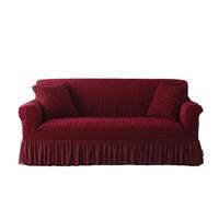 Plaid Stretch Sofa Cover for 1 4 Seat L Shape Couch Armchair & Living Room Fur Protector (Color 16 Fits 235 300cm)