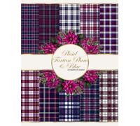 Plaid Tartan Christmas Plum And Blue Scrapbook Paper Vintage Cottagecore:: Double-Sided Decorative Pages for Scrapbooking, Mixed Media, Origami, Collage, Decoupage (Craft create with scrapbook paper)