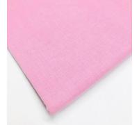 Plain 100% Cotton Fabric for Arts & Crafts, Dressmaking, Quilting, Sewing, Bedding, Pillowcases, Bunting - 150 CM Extra Wide by Black Horse Surrey (Pink, 1 Meter)