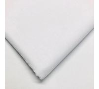 Plain 100% Cotton Fabric for Arts & Crafts, Dressmaking, Quilting, Sewing, Bedding, Pillowcases, Bunting - 150 CM Extra Wide by Black Horse Surrey (White, 10 Meter)