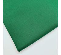 Plain 100% Cotton Fabric for Arts & Crafts, Dressmaking, Quilting, Sewing, Bedding, Pillowcases, Bunting - 150 CM Extra Wide by Black Horse Surrey (Emerald Green, 4 Meter)