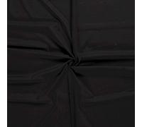 Plain 100% Cotton Voile Fabric Material - Black, 1Mtr 140cmx100cm