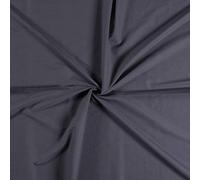 Plain 100% Cotton Voile Fabric Material - Dark Grey, 1Mtr 140cmx100cm