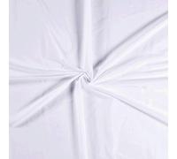 Plain 100% Cotton Voile Fabric Material - Optical White, 1Mtr 140cmx100cm
