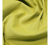 Plain 21 Wale Cotton Corduroy Fabric Soft Needlecord 140cm Wide (PER METRE) (Chartreuse)