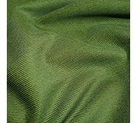 Plain 21 Wale Cotton Corduroy Fabric Soft Needlecord 140cm Wide (PER METRE) (Olive)