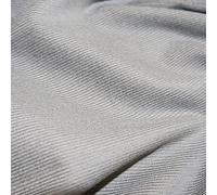 Plain 21 Wale Cotton Corduroy Fabric Soft Needlecord 140cm Wide (PER METRE) (Silver)