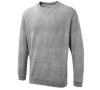 Uneek UX3 The UX Sweatshirt Heather Grey L Colour: Heather Grey, Size: L