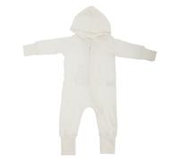 Plain All In One Sleepsuit Babybugz Off White 6-12 m