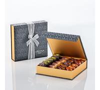 Plain and Filled Dates Gift Box - Black Sapphire Collection - Small