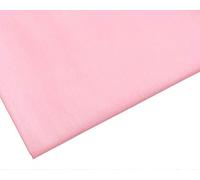 Plain Baby Pink Polycotton Fabric - 45 inch / 112 cm Wide (Baby Pink, 3 METRE)