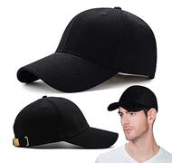 Plain Baseball caps for Mens and Womens with Adjustable Buckle, Baseball caps Men s is Sports Cap for Men's Accessories, Black Cap can use Running, Gym, Fashion, Office and Outdoor Men caps.