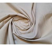 Plain Beige Polycotton Fabric for Dressmaking, Art & Craft, Sewing, Quilting | 45'' - 115 cm Wide| Precut Length 0.5m
