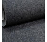 Plain Black Charcoal Wallpaper Textured Modern Stylish Erismann Paste The Wall